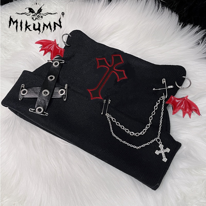 Mikumn-Gothic-Grunge-Cat-Ear-Bat-Wing-Black-Beanie-Hat-pour-femme-Harajuku-Punk-Cross-Joyth
