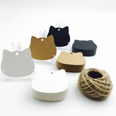 100-pcs-lot-t-te-de-chat-blanc-noir-brun-Kraft-papier-tiquettes-artisanat-blanc-prix