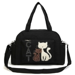 Mode-femmes-sacs-main-couleur-unie-sacs-en-toile-dames-sacs-bandouli-re-avec-mignon-chat