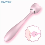 Omysky-mignon-chat-AV-baguette-vibrateurs-pour-femmes-g-spot-Clitoris-mamelon-stimulation-sexuelle-gode-VibratorUSB