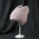 VISROVER-9-colorways-lapin-fourrure-chat-oreilles-femme-hiver-chapeau-couleur-unie-automne-bonnets-meilleur-assorti