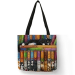 Peinture-l-huile-Chat-Impression-sac-pour-femmes-Sacs-Linge-R-utilisable-sac-de-courses-sacs