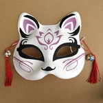 Masque-de-Cosplay-Anime-japonais-peint-la-main-peint-pour-Halloween-demi-masque-facial-renard-masques