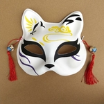 Masque-de-Cosplay-Anime-japonais-peint-la-main-peint-pour-Halloween-demi-masque-facial-renard-masques