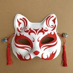 Masque-de-Cosplay-Anime-japonais-peint-la-main-peint-pour-Halloween-demi-masque-facial-renard-masques