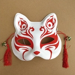 Masque-de-Cosplay-Anime-japonais-peint-la-main-peint-pour-Halloween-demi-masque-facial-renard-masques