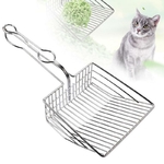 Liti-re-pour-chat-Scoop-acier-inoxydable-m-tal-Pooper-Scoopers-animaux-liti-re-sable-pelle