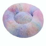 Lit-rond-en-peluche-doux-pour-animal-de-compagnie-chat-et-chien-panier-en-fourrure-pour