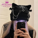 Mikumn-Gothic-Grunge-Cat-Ear-Bat-Wing-Black-Beanie-Hat-pour-femme-Harajuku-Punk-Cross-Joyth