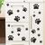 Dessin-anim-Chien-Chat-Marchant-Patte-Imprimer-Stickers-Muraux-Pour-Enfants-Chambres-D-calque-D-animal