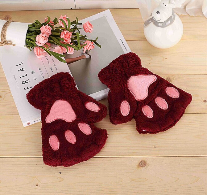Mitaines Chauffantes Pour Chat - Accessoire D'hiver Mignon En Peluche
