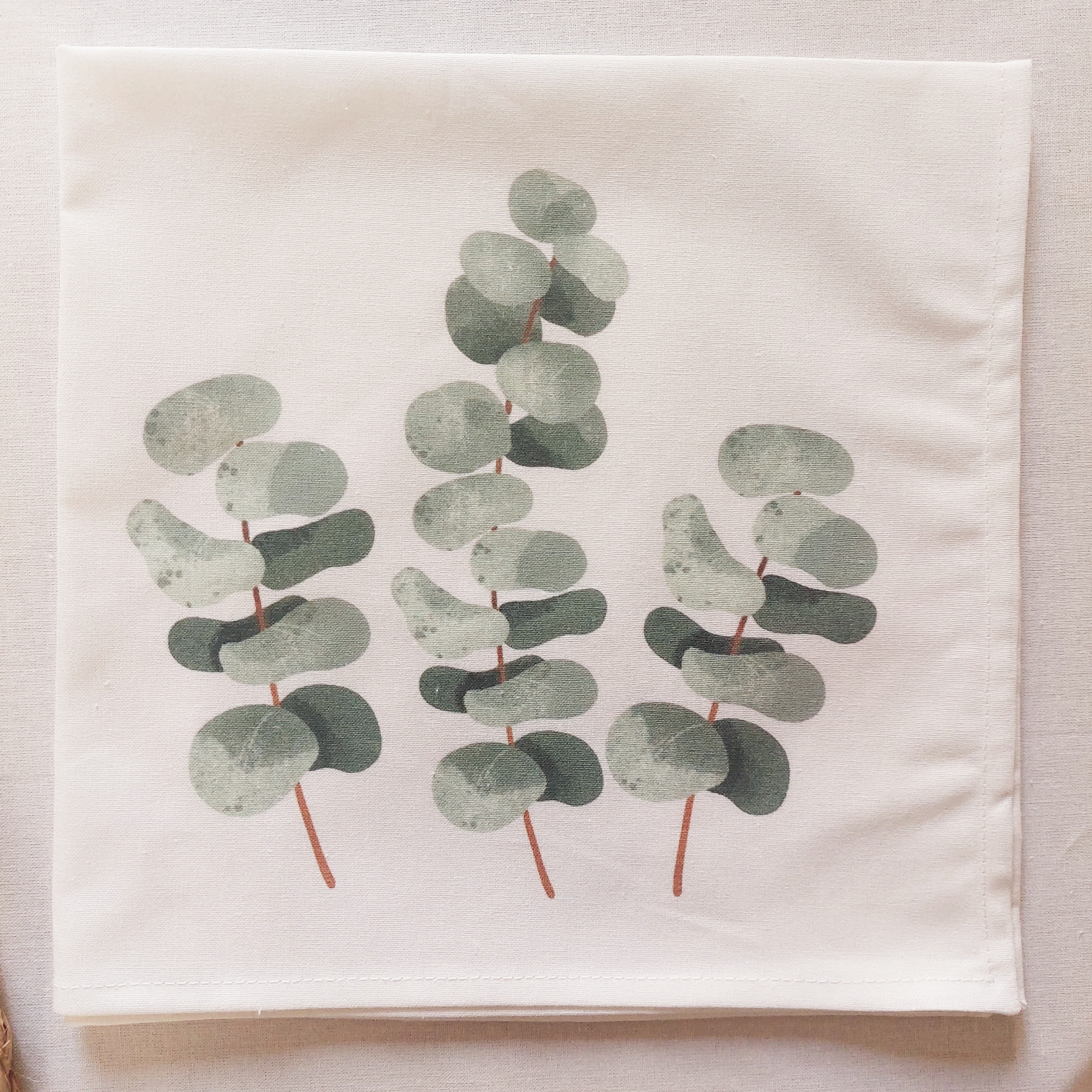 serviettes eucalyptus