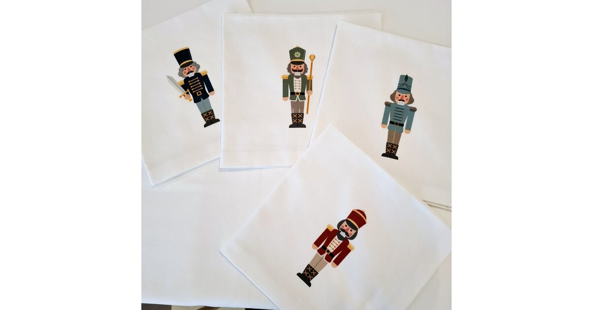 PAW - Serviette Papier - 3 Plis (33 x 33 cm) I Lot de 20 I Serviette de Table Papier - Noël, Hiver, Vacances, Casse-Noisette, Conte de Fées, Écaille de Tortue (Nutcracker's