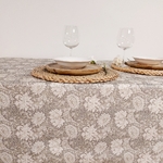 nappe enduite william morris gris et beige