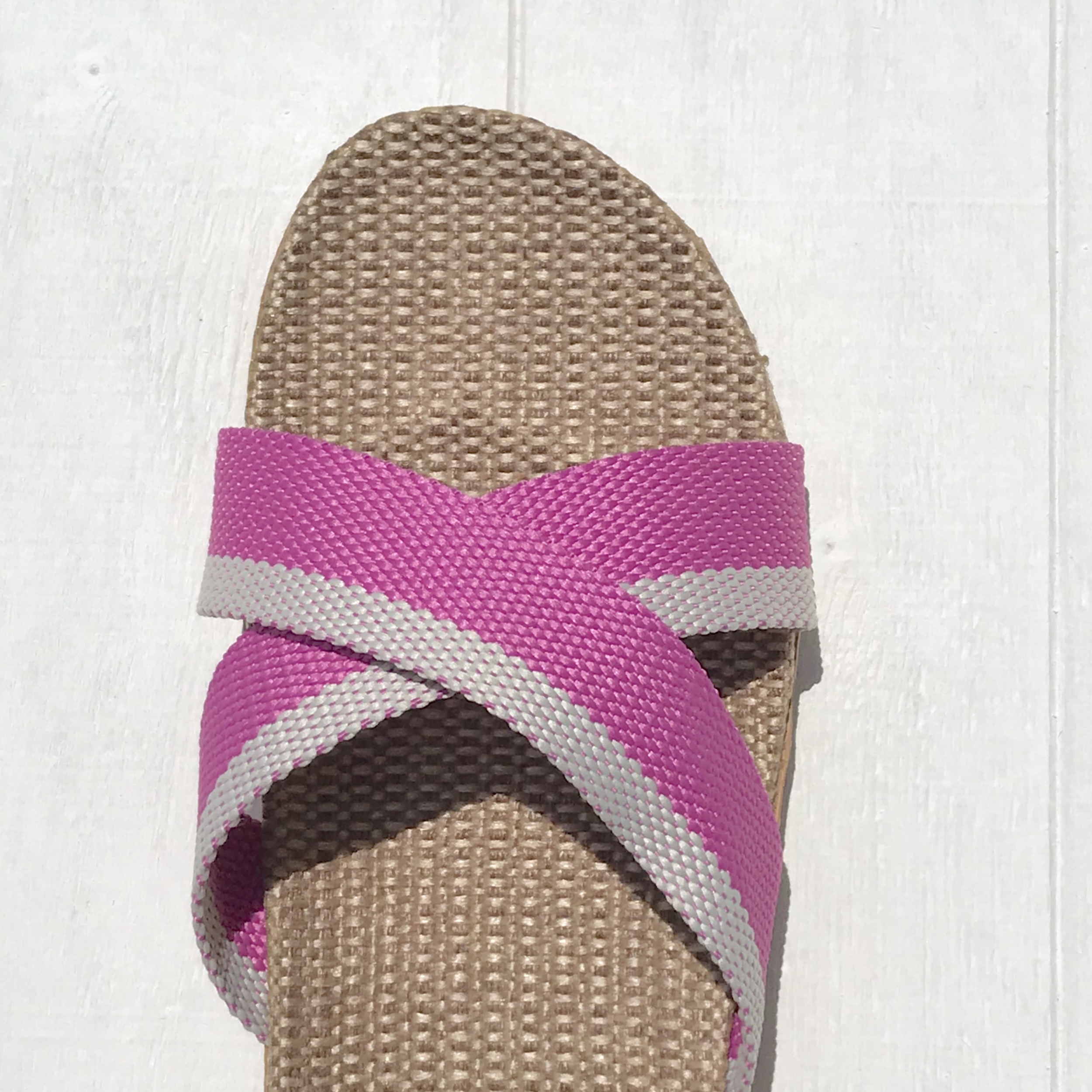 Patricia1 les mauricettes sandalettes de plage femme roses