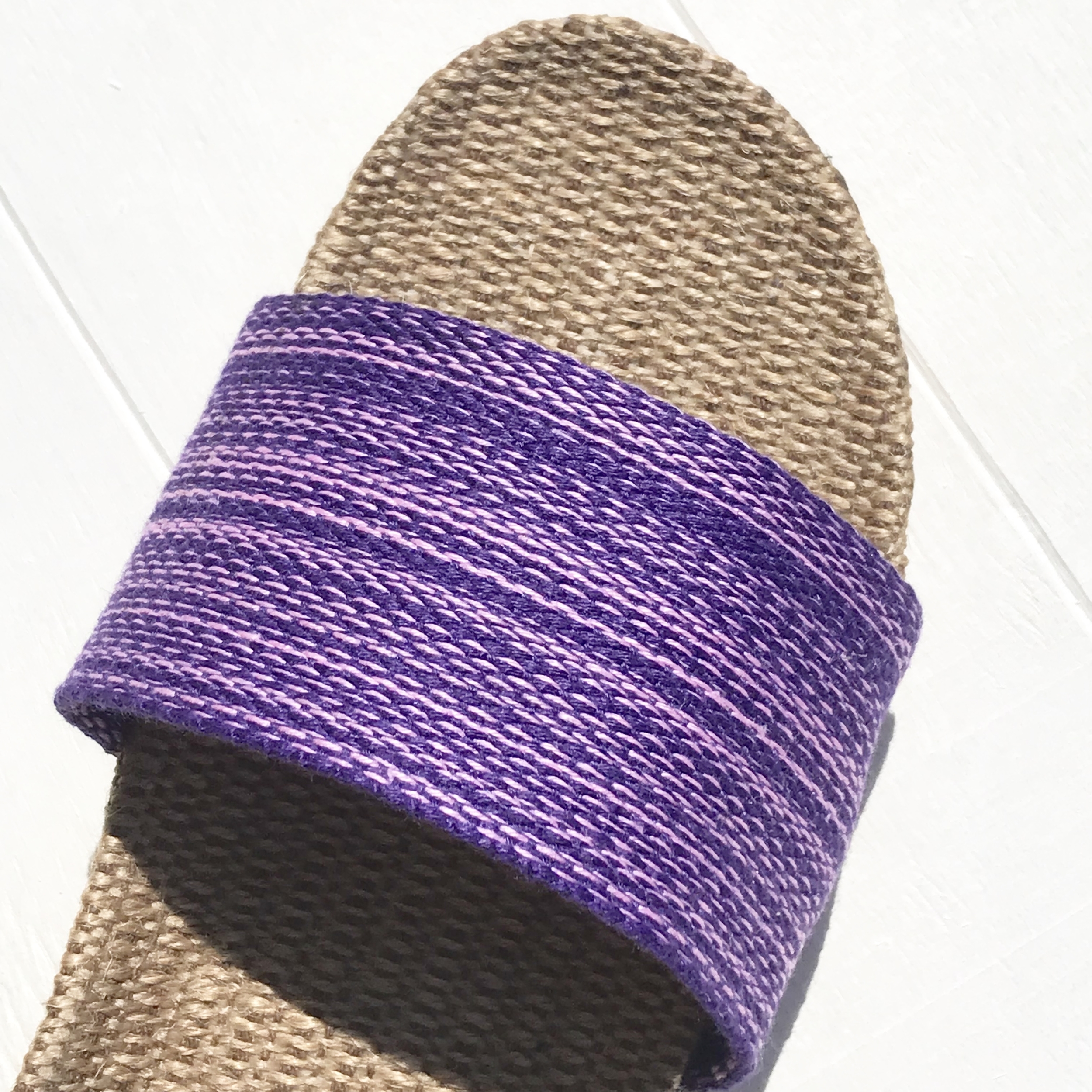 Les Mauricettes de Sidonie sandalettes plage et vacances légères violette