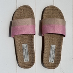 Les Mauricettes dEdith, sandales de plage légères rose et beige