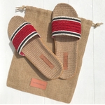 Les Mauricettes claquettes plage rouge femme légères pour femme