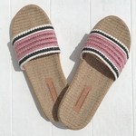 les mauricettes claquettes legeres de vacances et plage roses