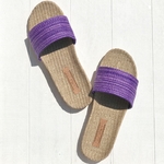 Les Mauricettes de Sidonie sandalettes plage et vacances légères violette