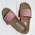Les Mauricettes d'Edith, sandales de plage légères rose et beige confortables