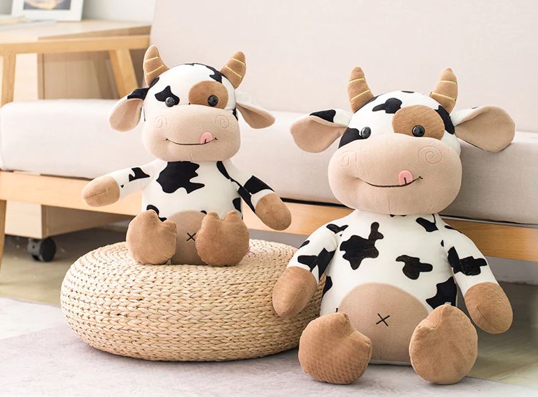 grosse peluche vache