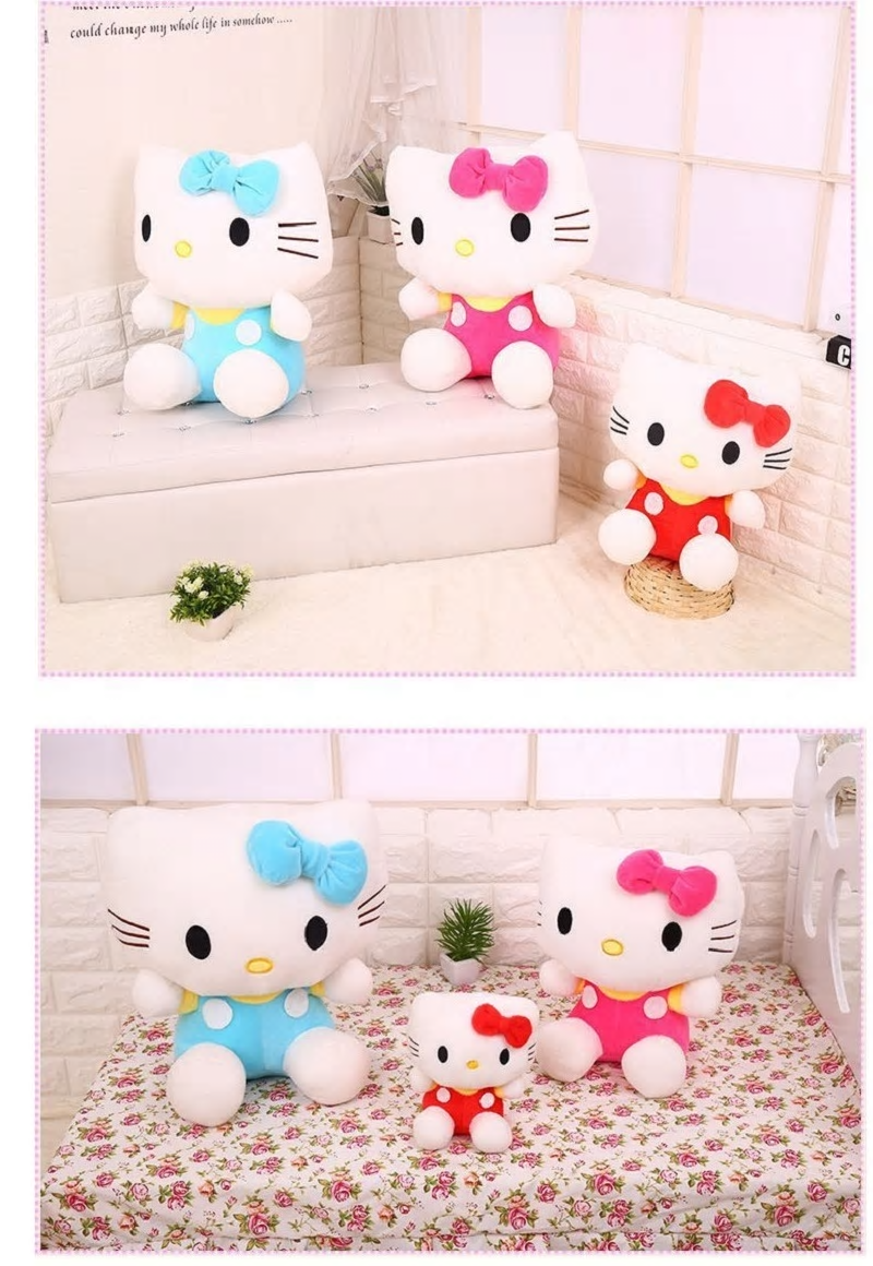 Hochet et Doudou naissance Hello Kitty - Disney - la-feerie-des-doudous