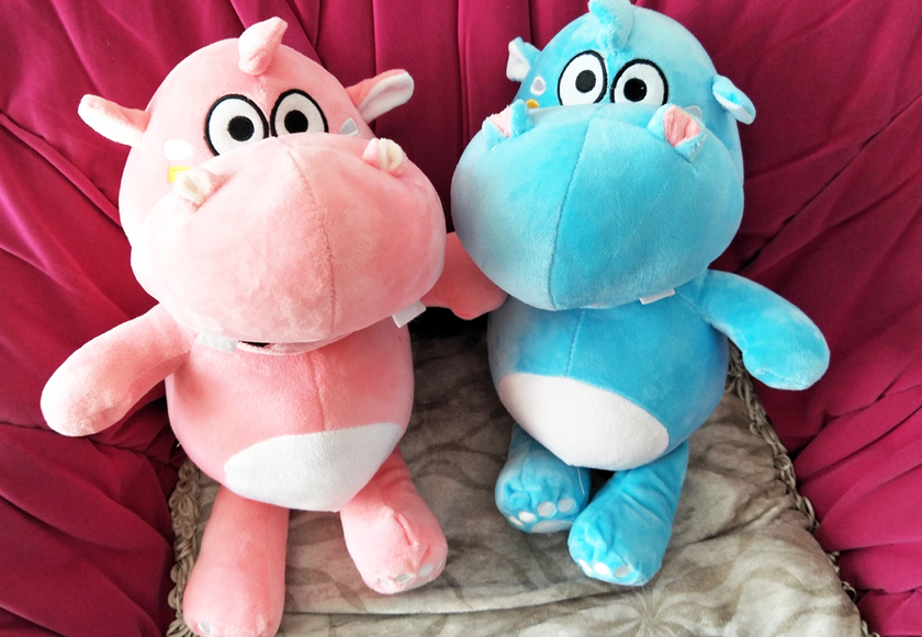 hippopotame peluche