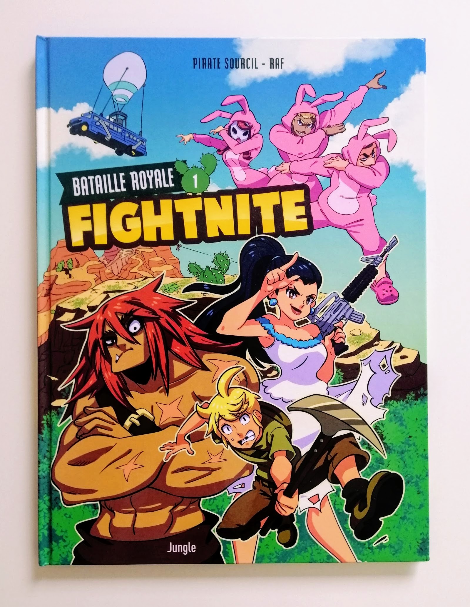 Fightnite - Bataille Royale - 01 - Les campeurs - Pirate Sourcil - Raf - BD - Jungle - Little Book Addict - IV