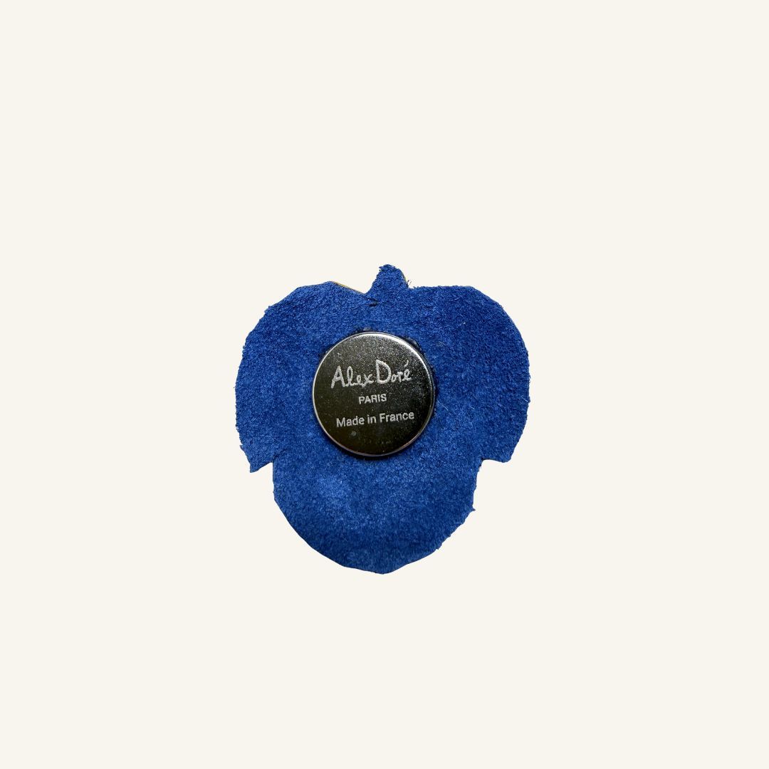 Broche brodée aimant Clown multicolre Alex Doré Paris_jpg 2