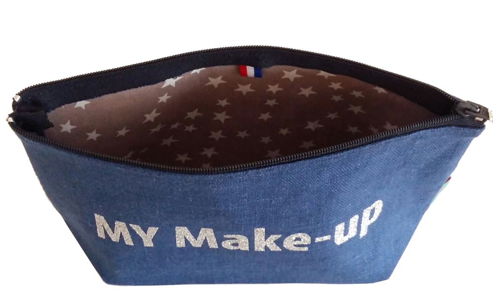 Berlingot lin marine ouverte My Make up argt Alex Doré