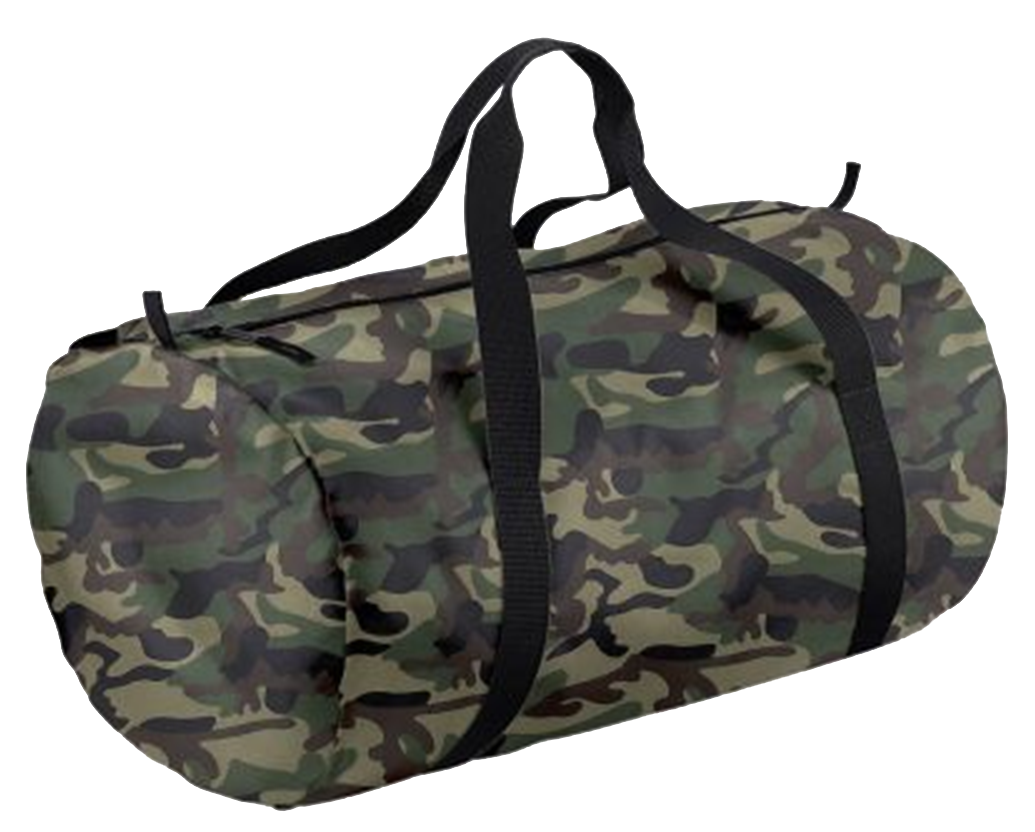 sac sport polochon camouflage vierge