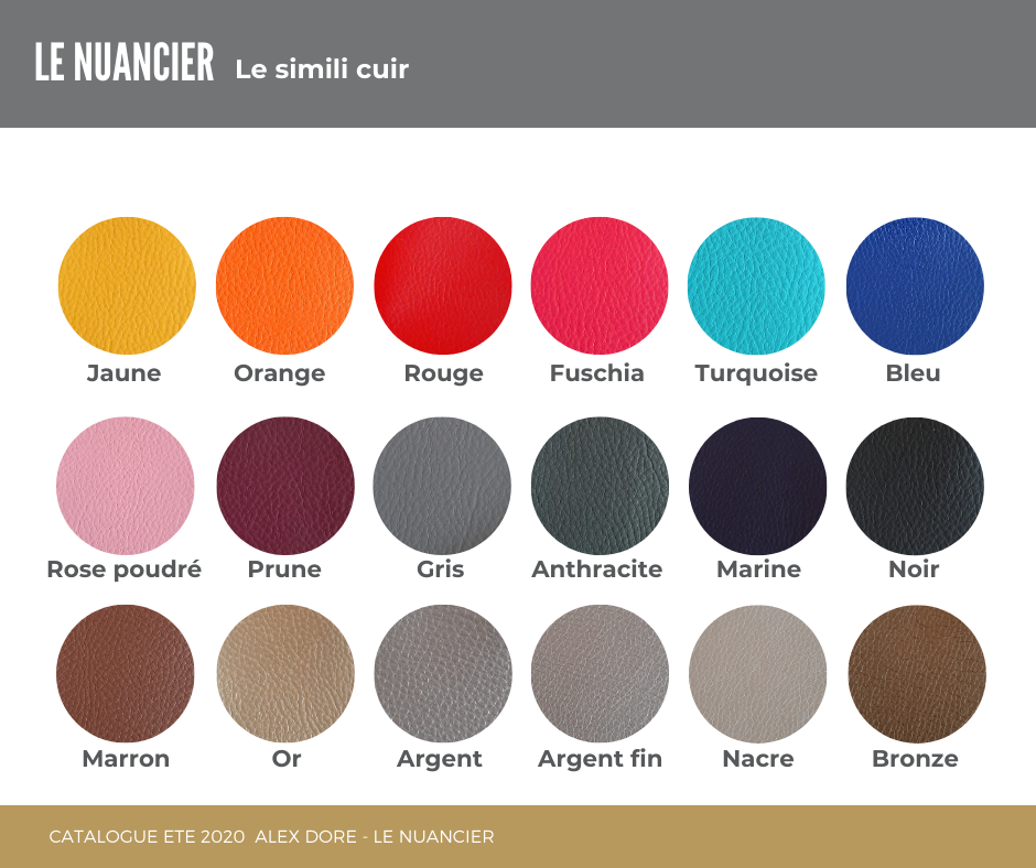 Nuancier Simili cuir