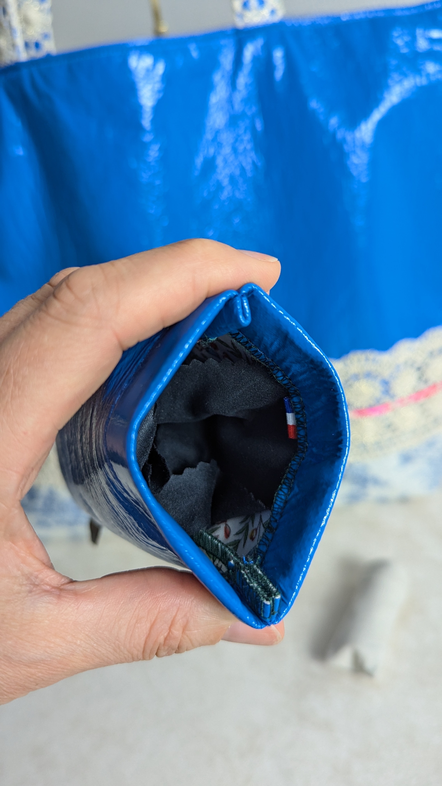 Etui lunettes imperméable bleu Alex Doré Paris 4