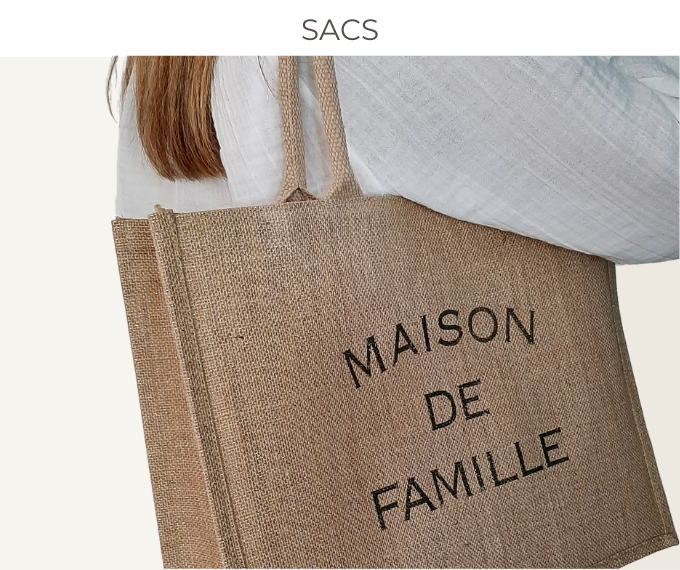 sacs personnalisables