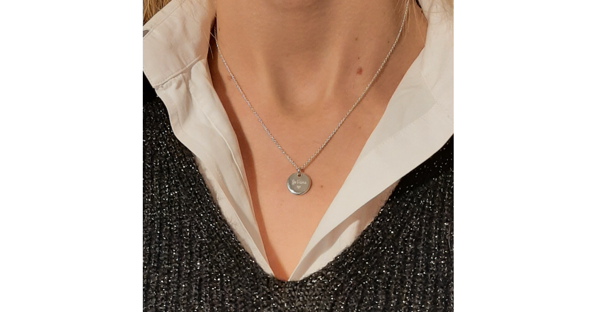 Collier Cœur Je T'aime En Argent Massif 925 - Garanti Sans Nickel - Neuf Avec étiquettes