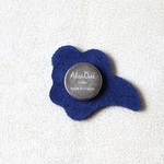 Broche Brodée aimant Alex Doré Paris Brouette fond bleu verso