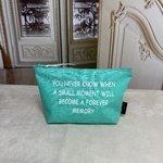 Trousse Berlingot conton enduit contact alimentaire menthe Alex Doré Paris 1