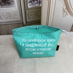 Trousse Berlingot conton enduit contact alimentaire menthe Alex Doré Paris 2