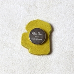 Broche Brodée aimant Alex Doré Paris Bière verso