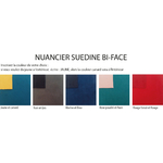 Nuancier suédine bi-face