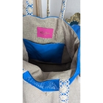 Sac cabas plage et ville reversible Alex Doré Paris lin 4