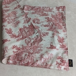 Set de table coton enduit toile de Jouy rouge Alex Doré Paris 2
