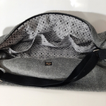 sac yoga Alex Doré gris interieur