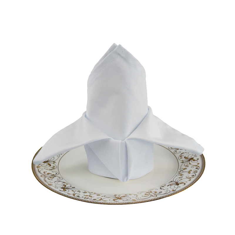 serviettes-de-table-tissu-coton-blanc