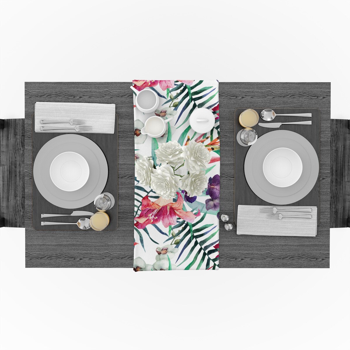 chemin-de-table-exotique-anniversaire