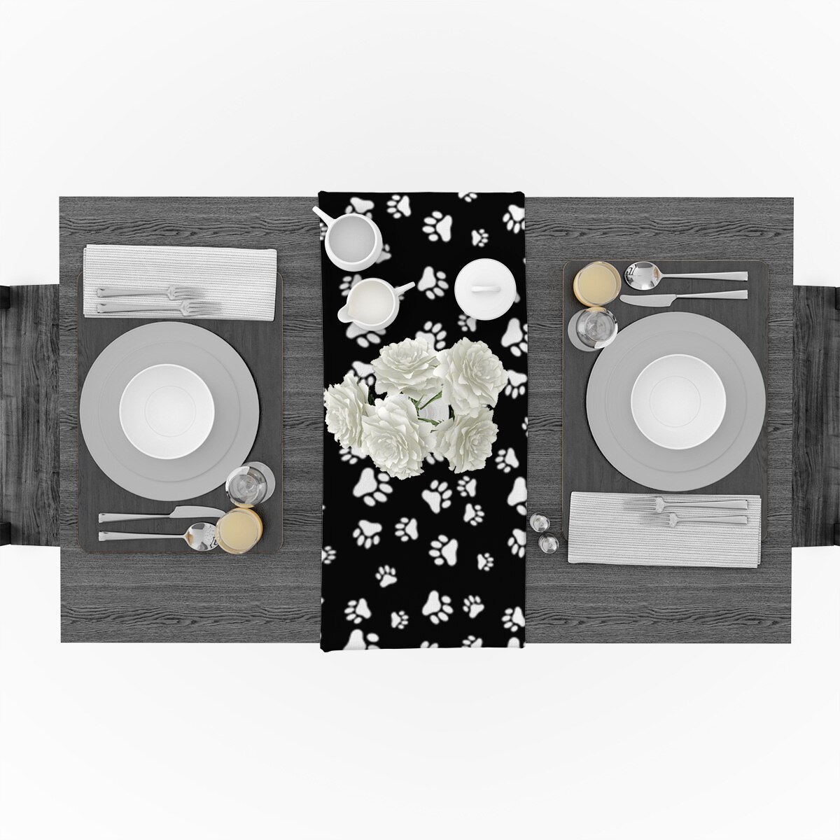 chemin-de-table-patte-de-chien-anniversaire-animal