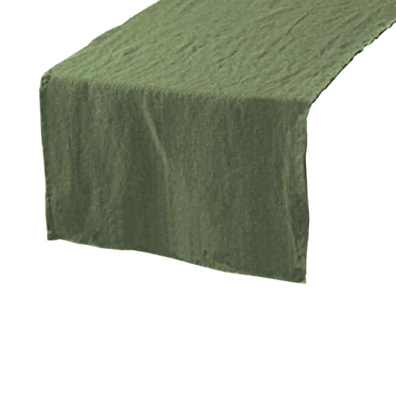 chemin-de-table-en lin-vert