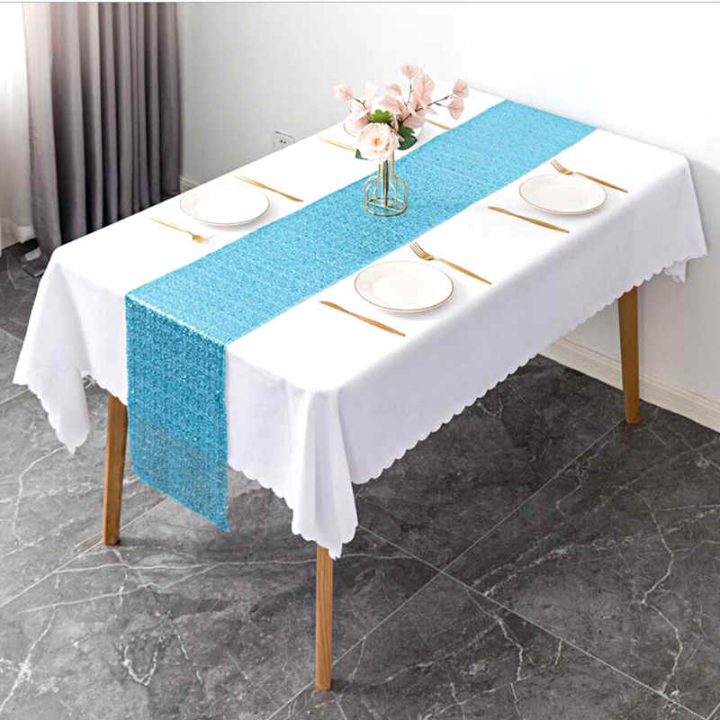 chemin-de-table-sequin-bleu-mariage