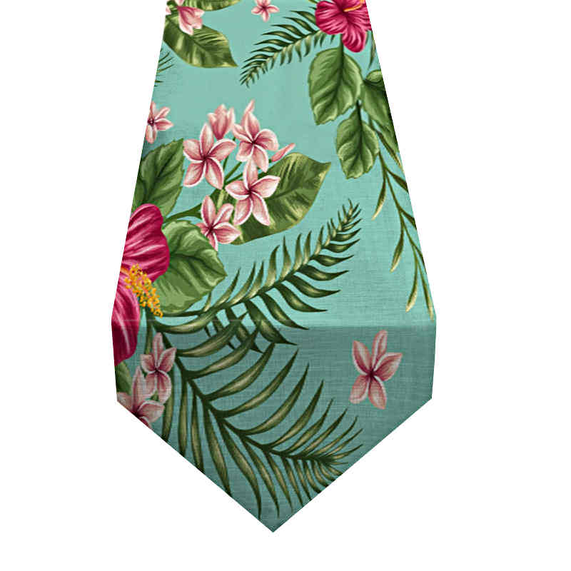 chemin-de-table-fleur-hibiscus
